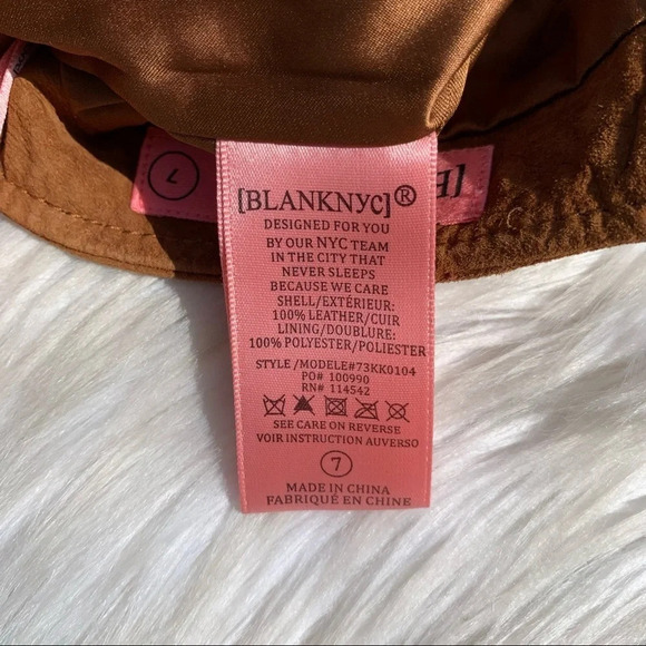 Blank NYC Suede Caramel Tan Brown Mini Skirt - Picture 5 of 8